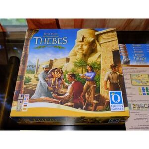 Queen Games Thebes Board Game Peter Prinz Archaeology Strategy Multilingual